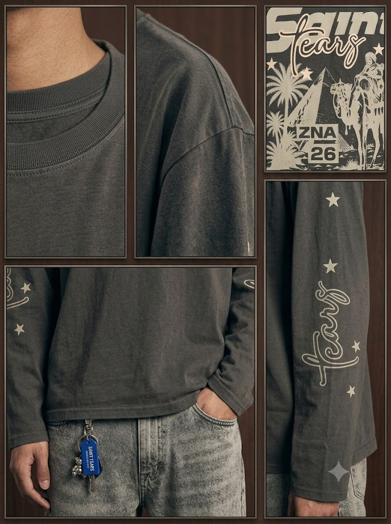 Premium Waffle Boxy Fit T Shirt