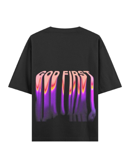 GOD FIRST Oversized T-Shirt