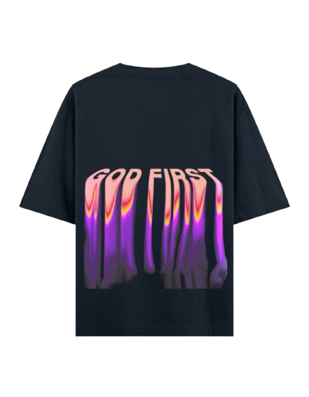 GOD FIRST Oversized T-Shirt