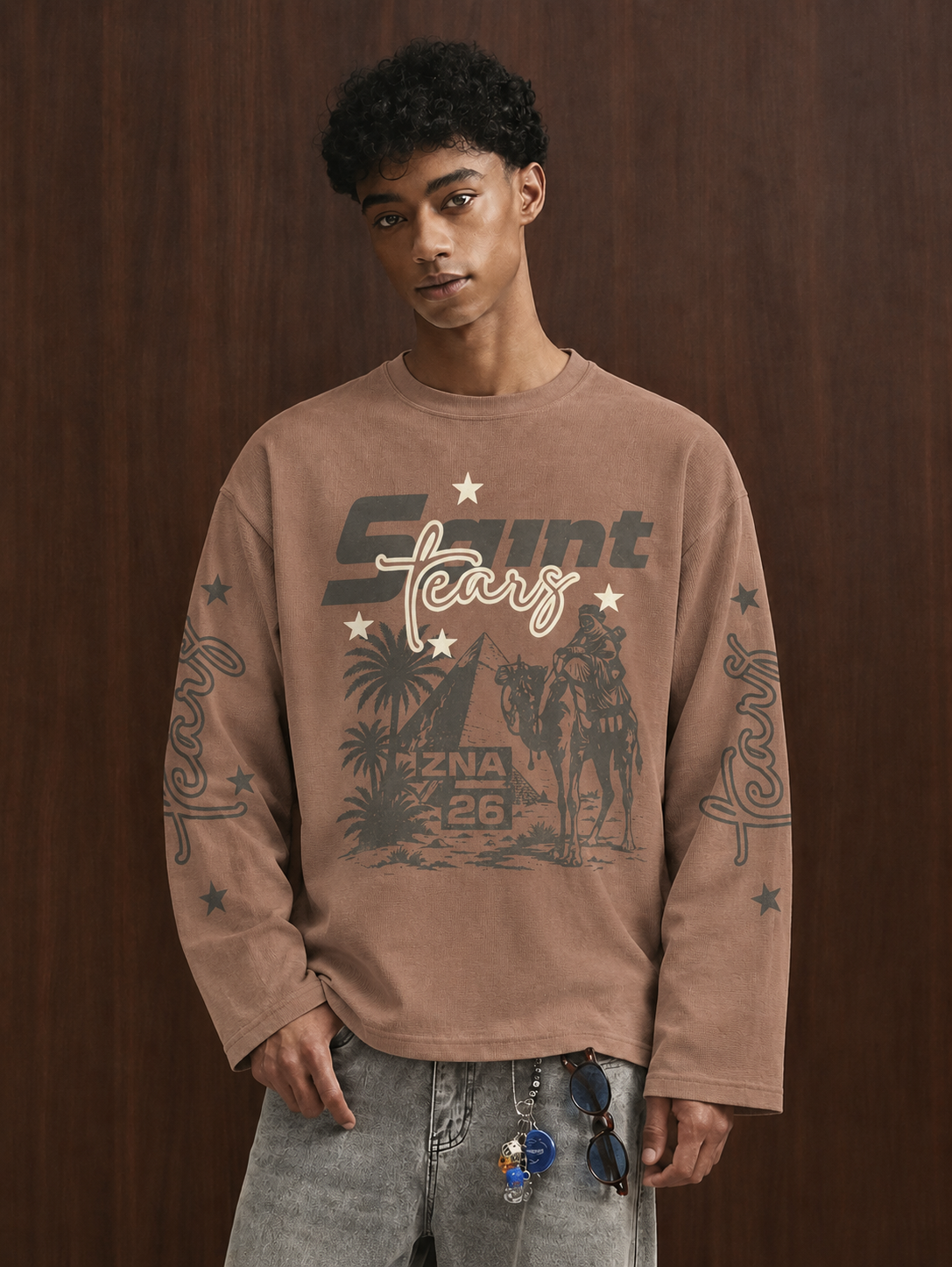 Premium Waffle Boxy Fit T Shirt