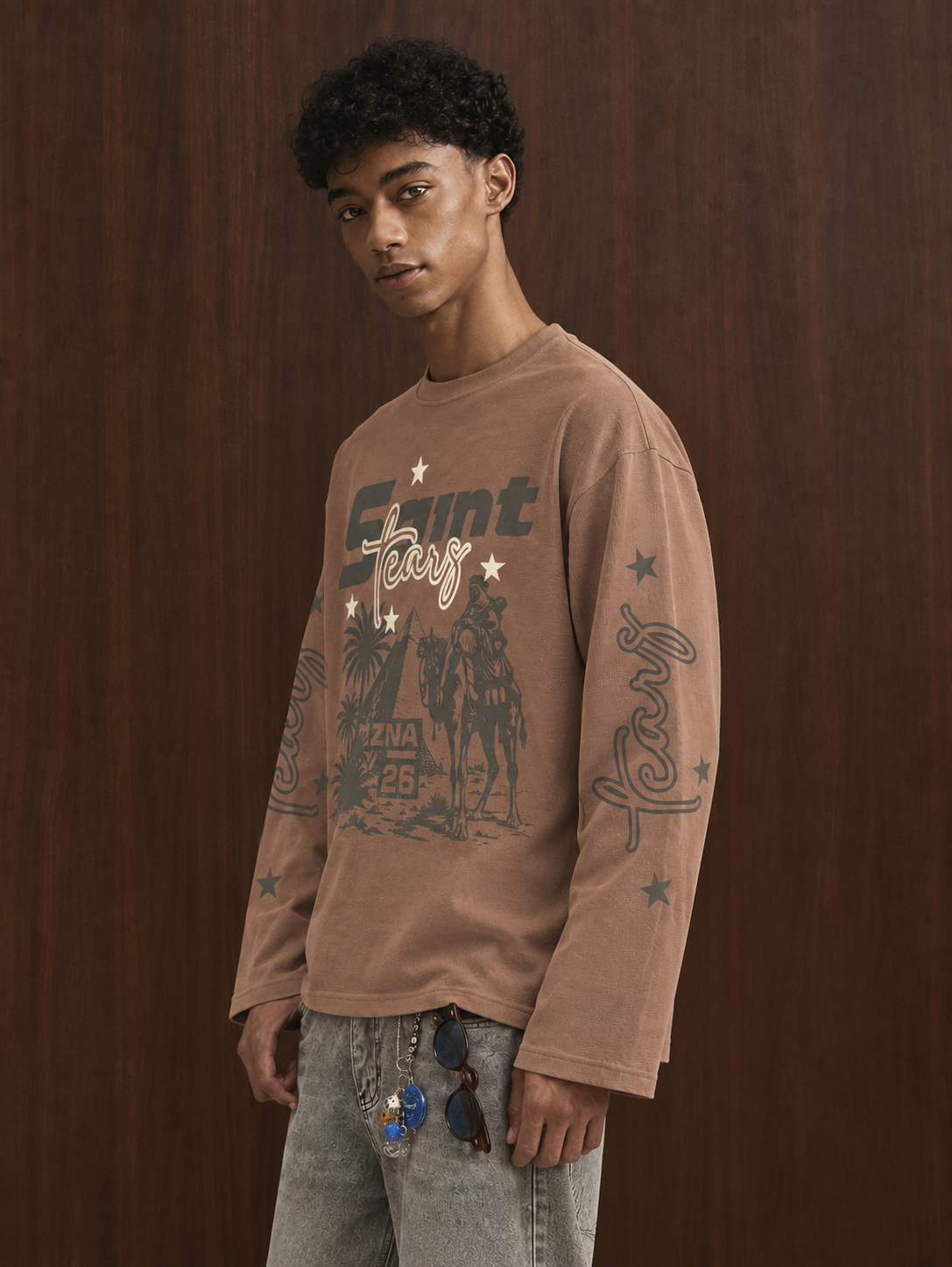 Premium Waffle Boxy Fit T Shirt