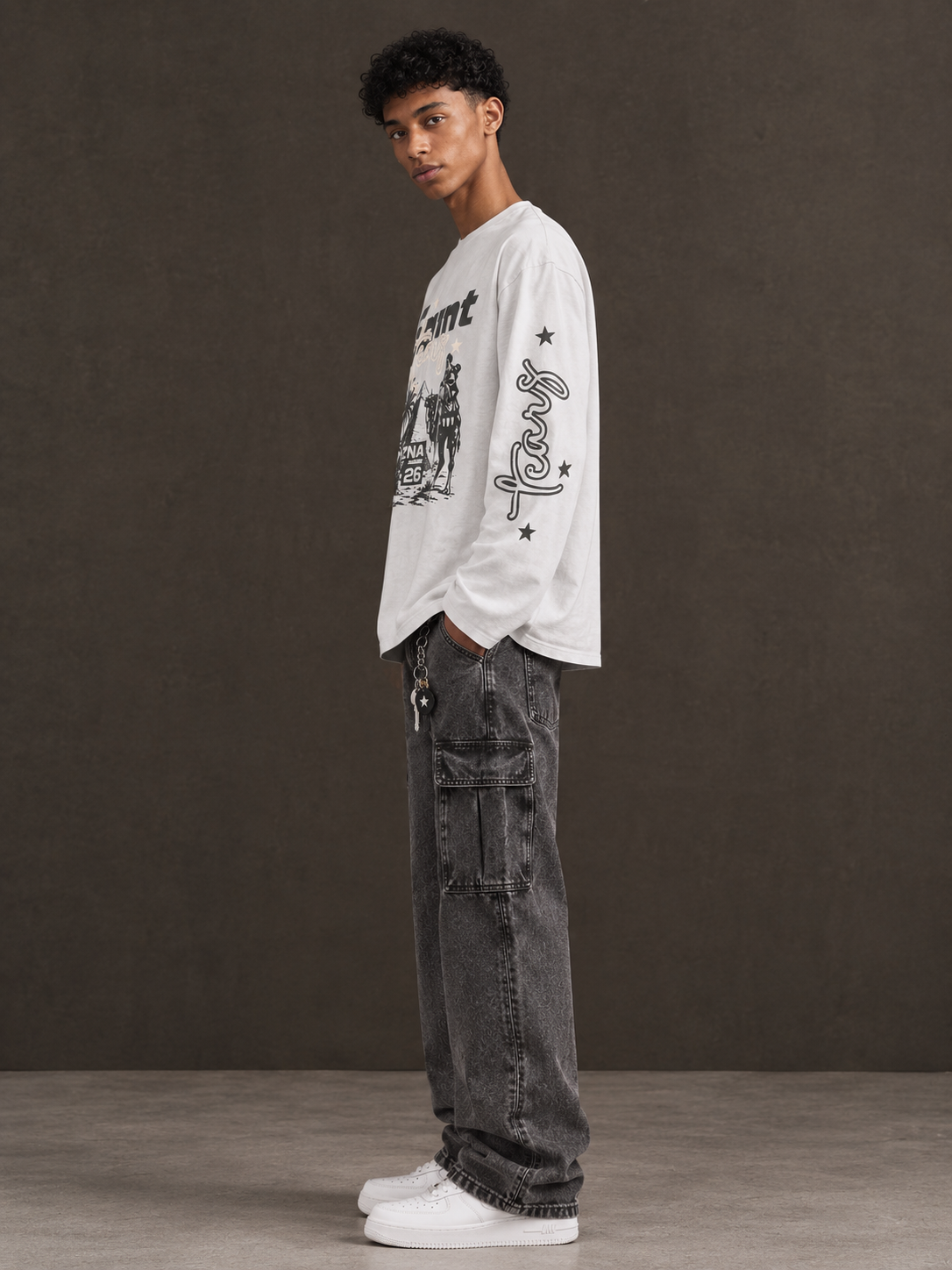 Premium Waffle Boxy Fit T Shirt