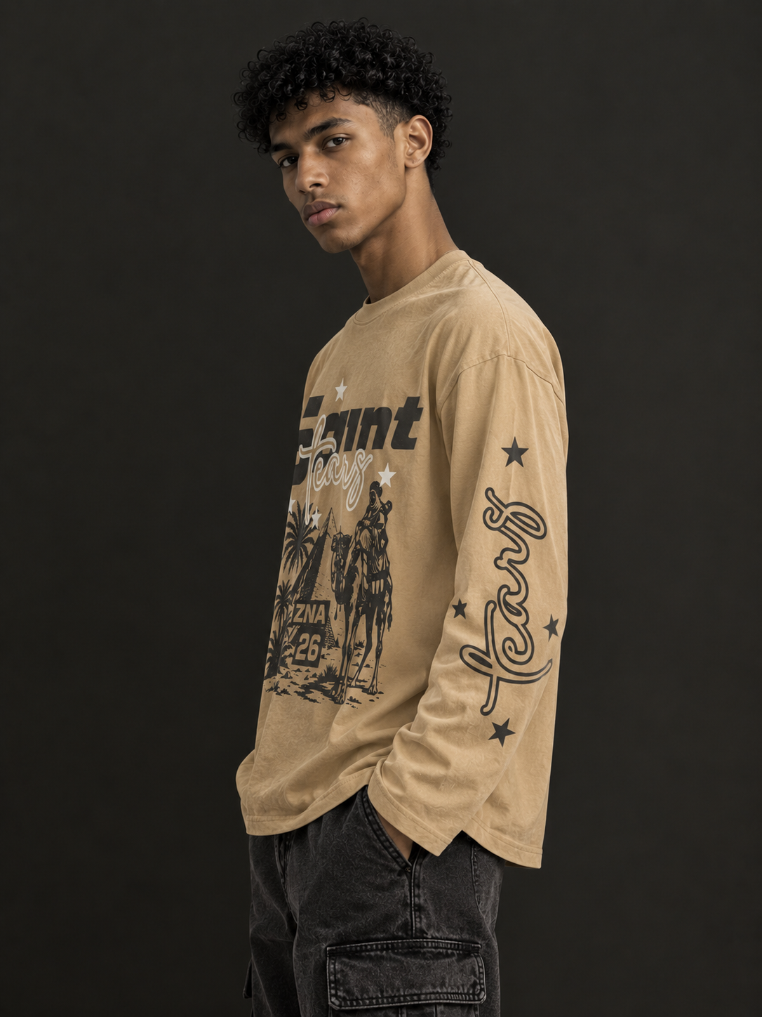 Premium Waffle Boxy Fit T Shirt