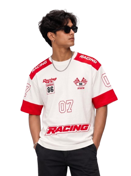 Aero-Track Jersey Oversized Tee