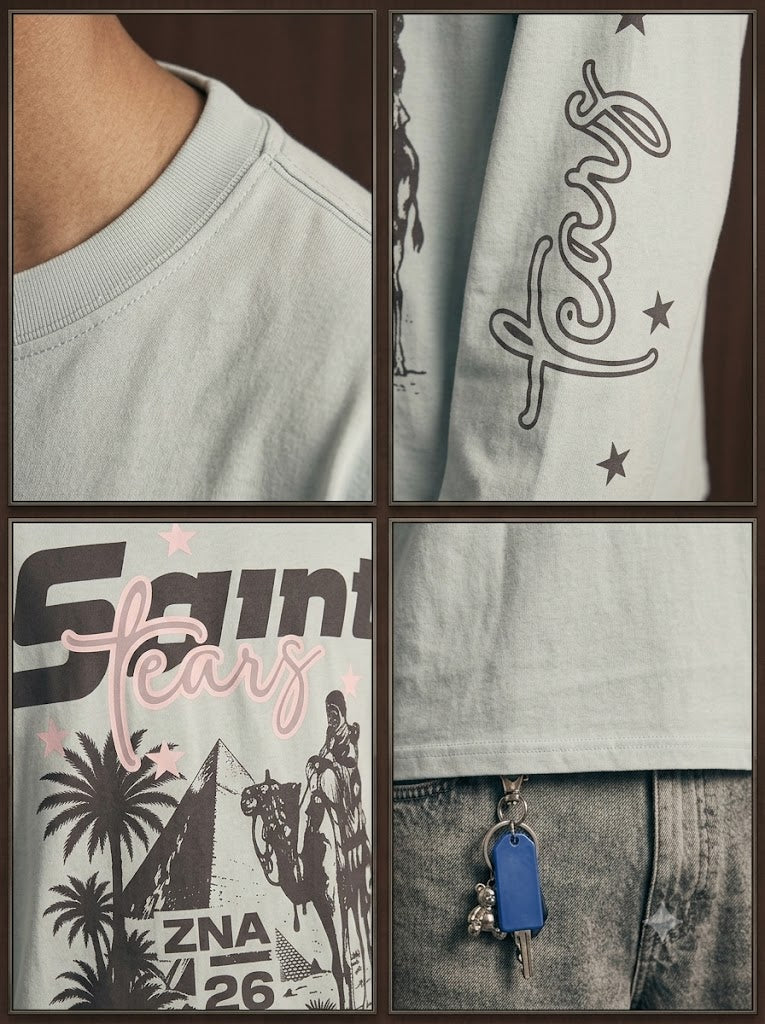 Premium Waffle Boxy Fit T Shirt